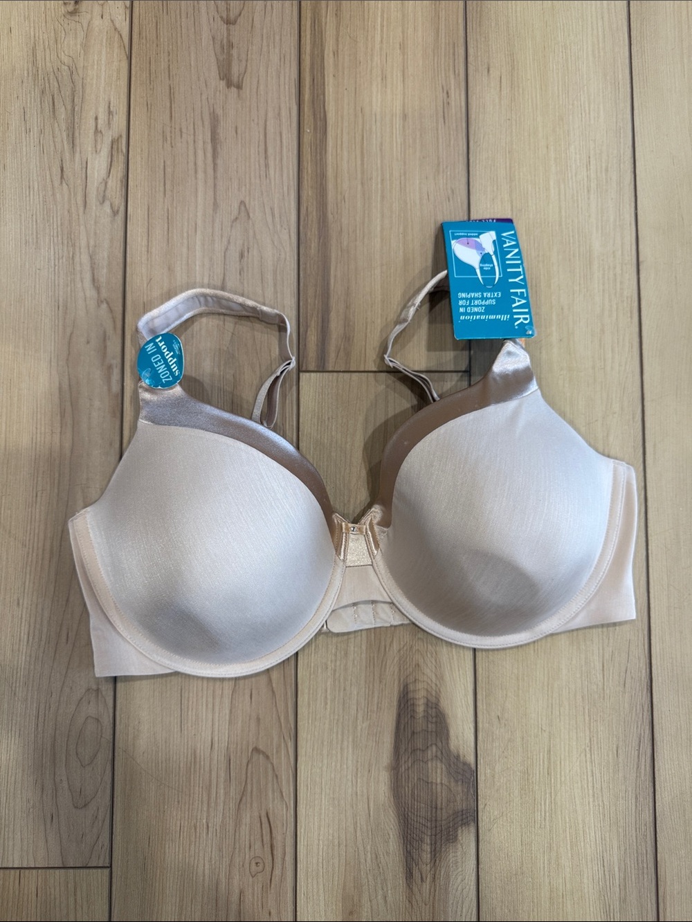 Vanity Fair Beige Smooth T-Shirt Bra